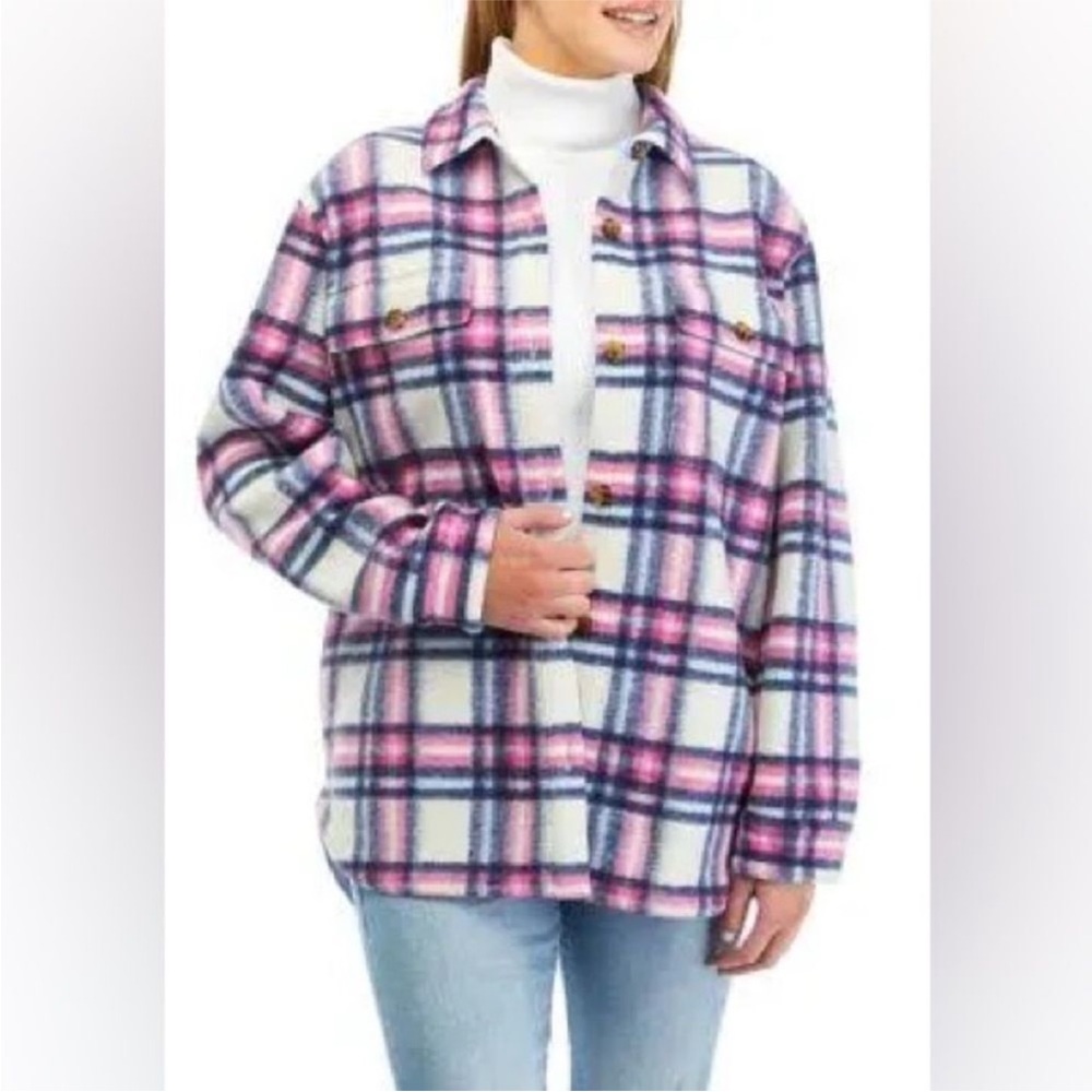 Vineyard Vines Oversized Fleece Shacket ~ XXS